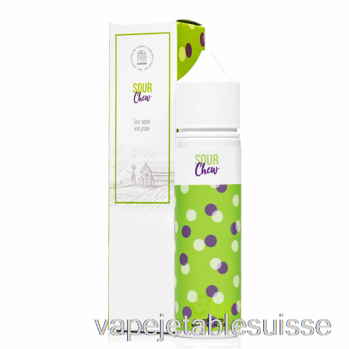 Vape Suisse Sour Chew - Fermes Fraîches - 60ml 3mg